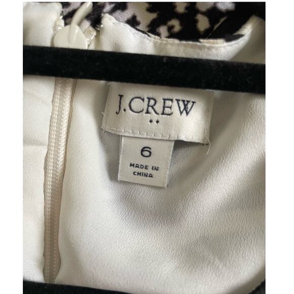 J.Crew Zebra Print lSleeveless Dress, Size 6 - Picture 3 of 4